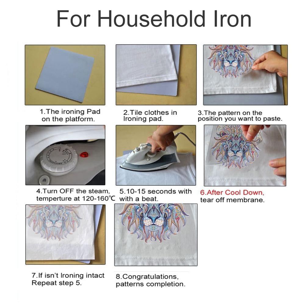 3 Pcs Iron-on Transfer Vinyl Cloth Patch Sticker Cool 3D - 2