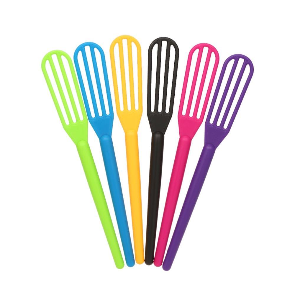 1pc Plastic Salon Hair Color Dye Cream Whisk Mixer Stirrer