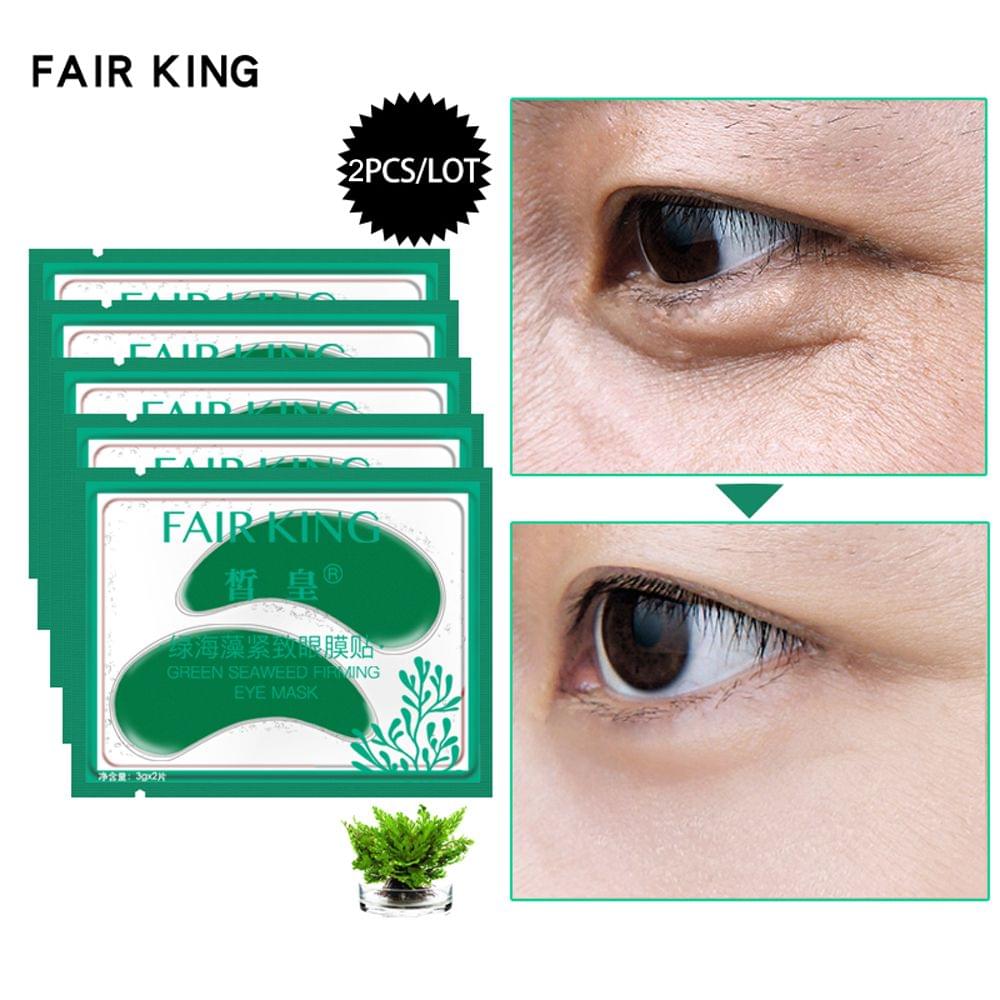 Fair King 2pcs Green Seaweed Tighten Eye Mask Moisturizing