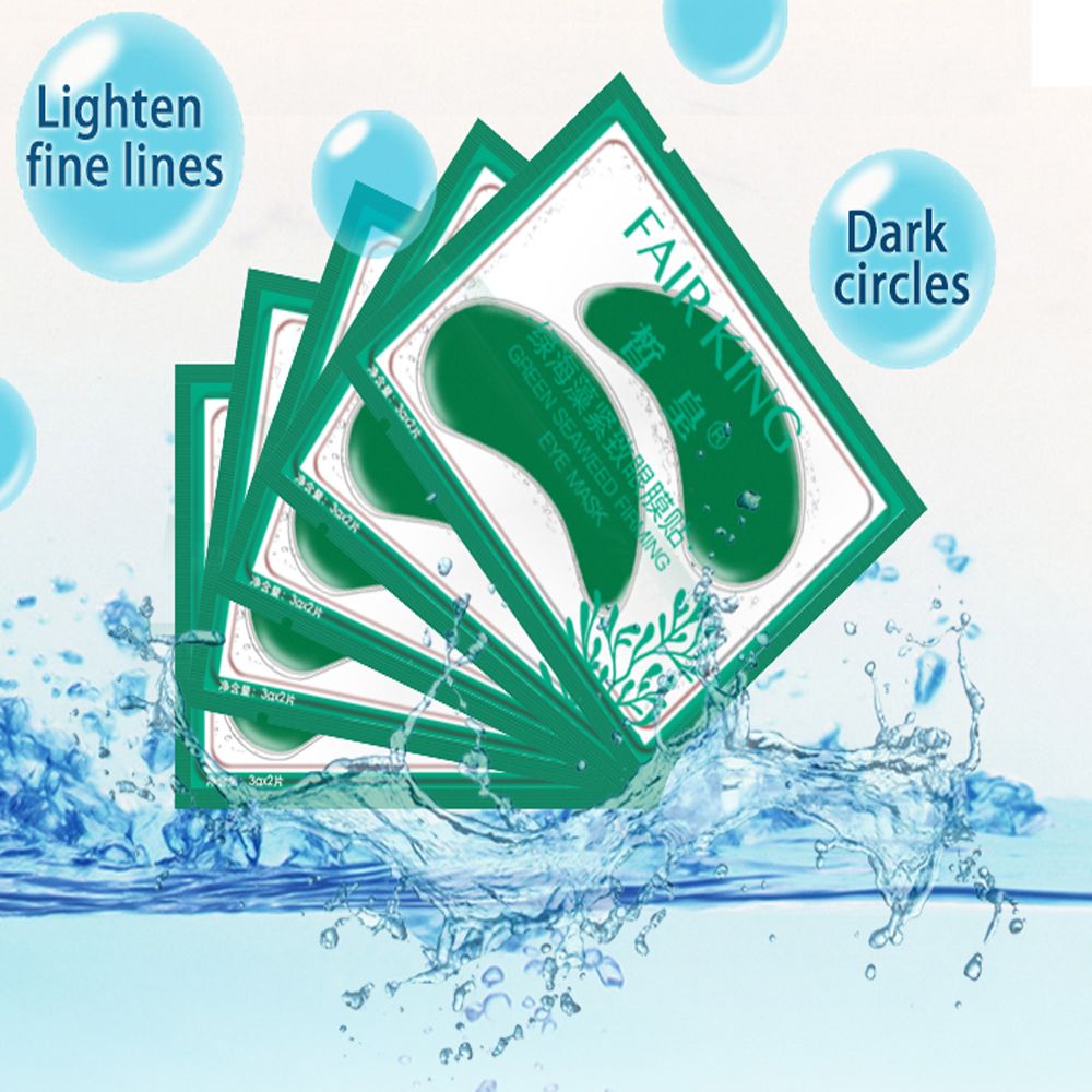 Fair King 2pcs Green Seaweed Tighten Eye Mask Moisturizing