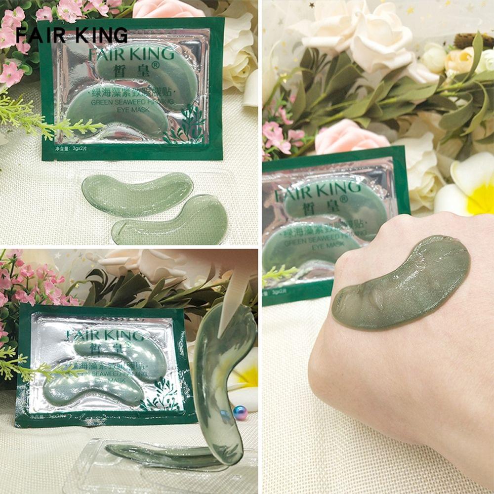 Fair King 2pcs Green Seaweed Tighten Eye Mask Moisturizing