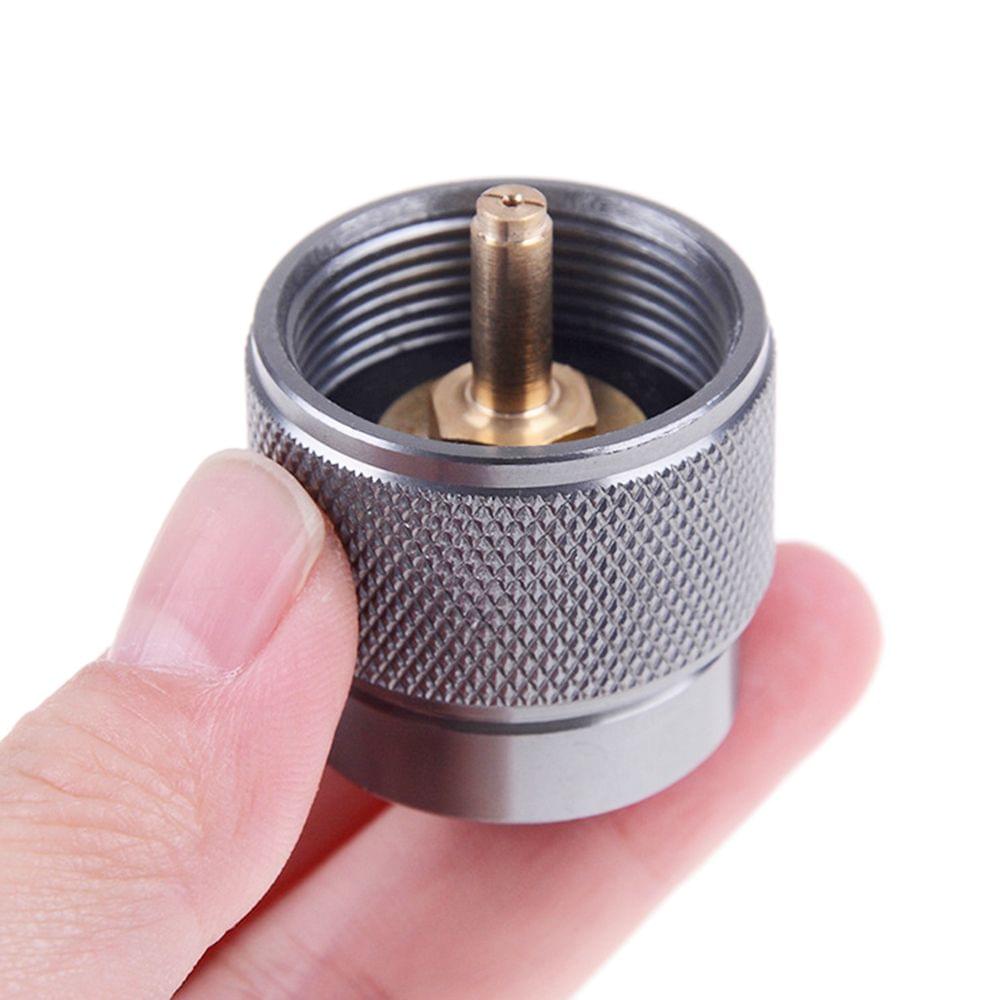 Camping Stove Adapter 1LB Propane Small Tank Input EN417 - adapter