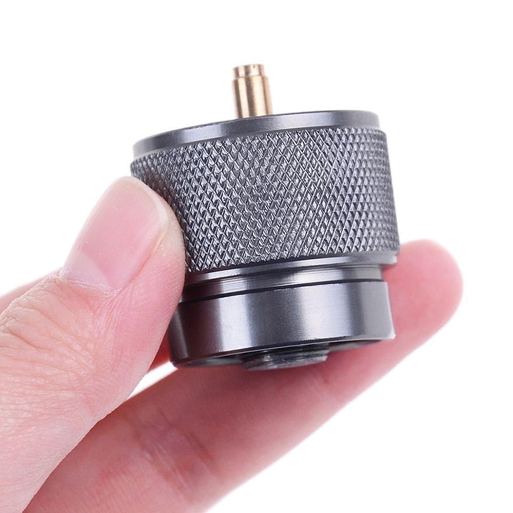 Camping Stove Adapter 1LB Propane Small Tank Input EN417 - adapter