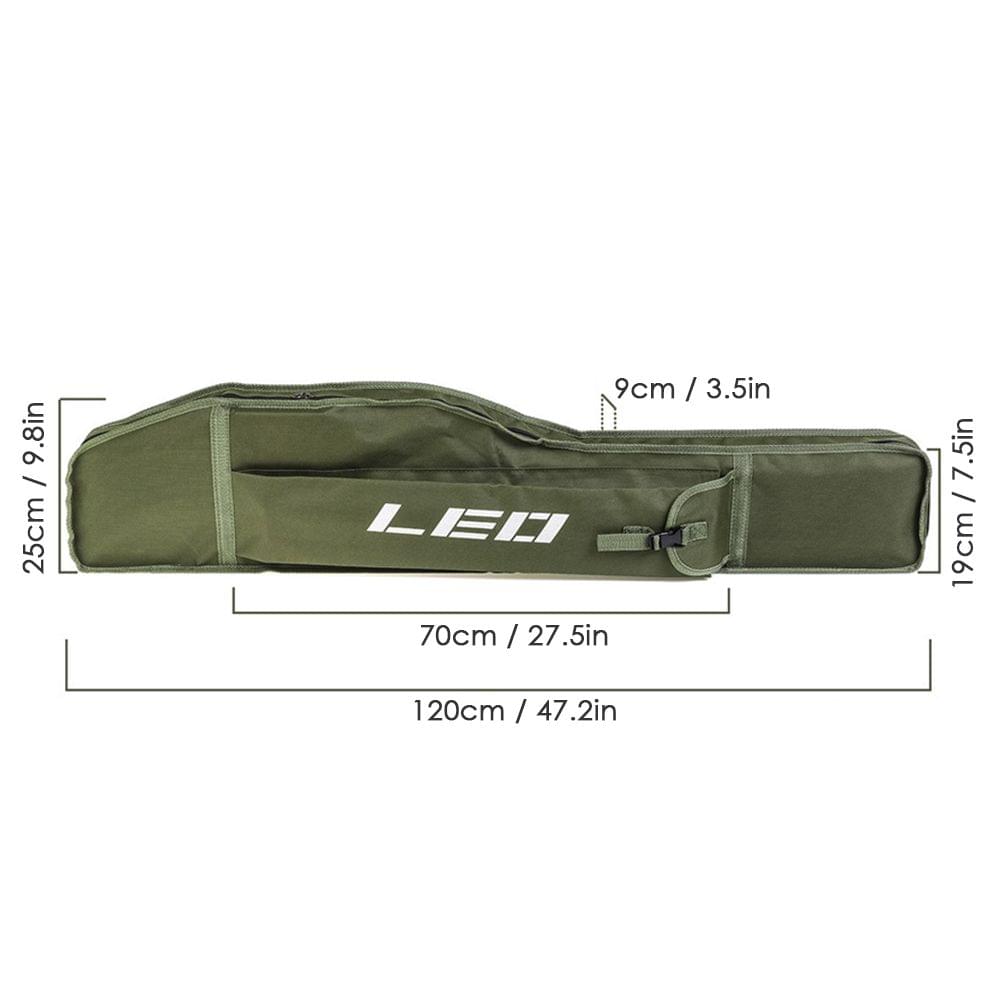 1.2M Fishing Bag Folding Fishing Rod Reel Bag Fishing Pole