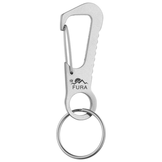 Stainless Steel Key Chain Multifunction Key Ring Carabiner - Stainless Steel