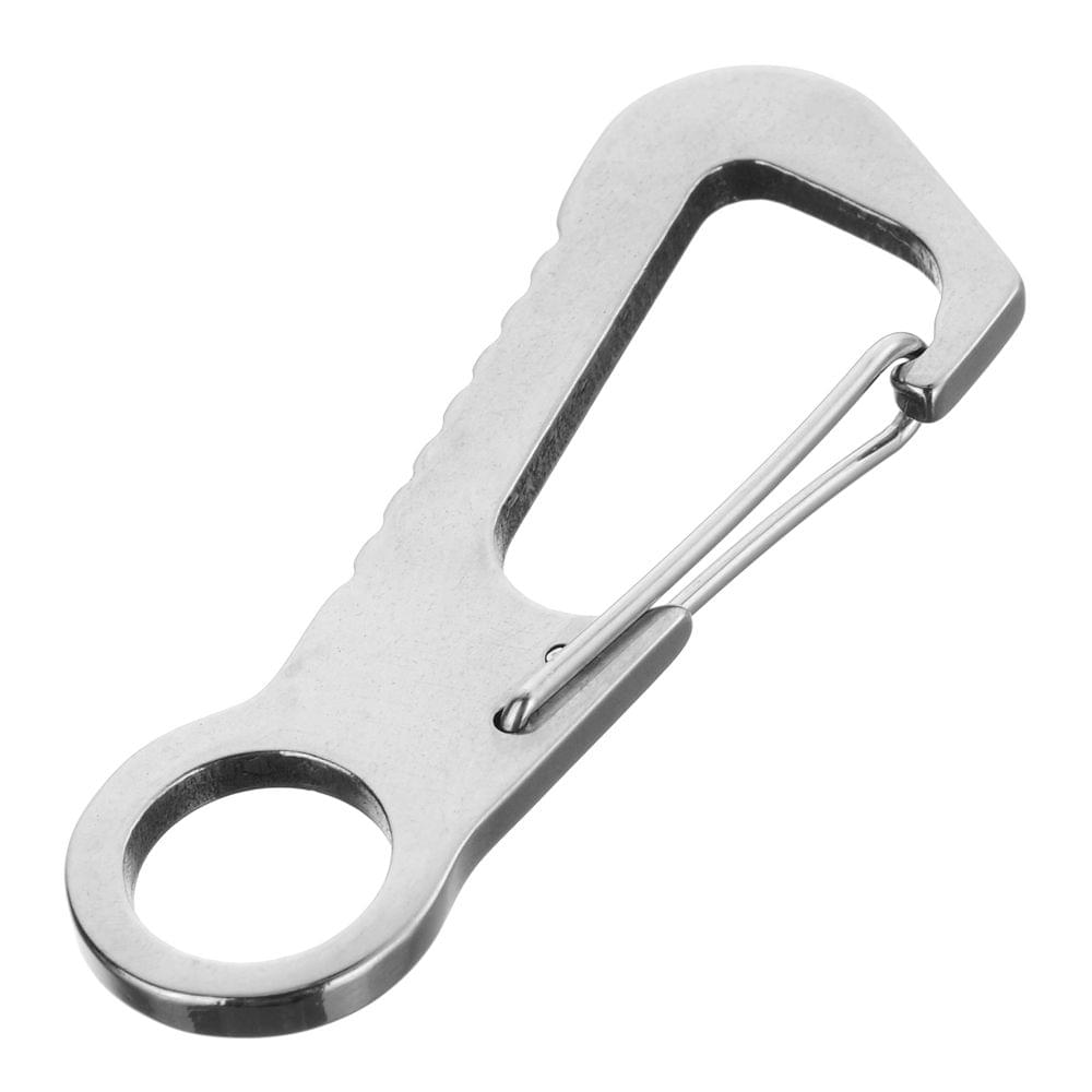 Stainless Steel Key Chain Multifunction Key Ring Carabiner - Stainless Steel