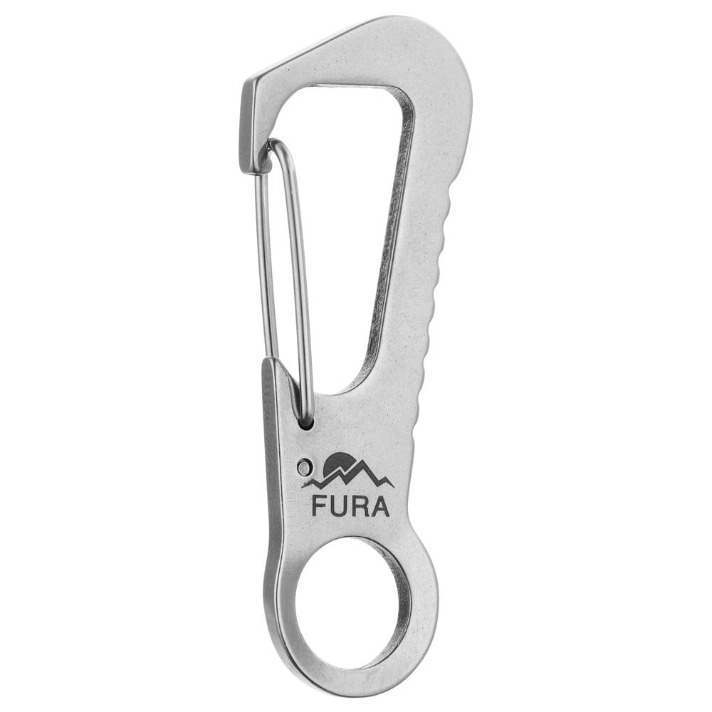 Stainless Steel Key Chain Multifunction Key Ring Carabiner - Stainless Steel