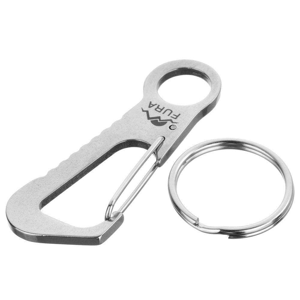 Stainless Steel Key Chain Multifunction Key Ring Carabiner - Stainless Steel