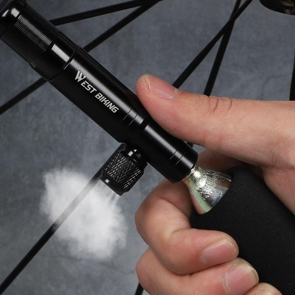 WEST BIKING 2in1 CO2 Pump and Tubeless Tire Repairing Tool