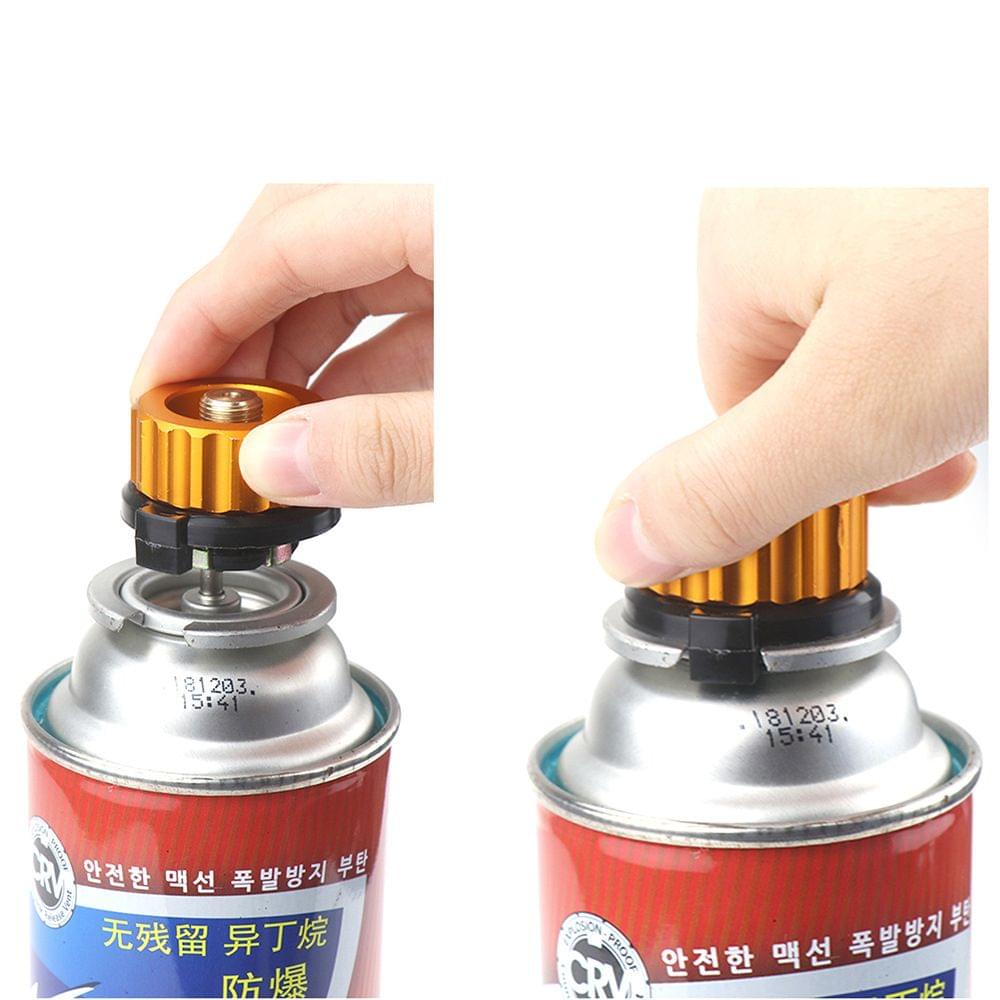 Cylinder Adapter Camp Gas Converter Canister Valve Adapter - Butane Tank Adapter