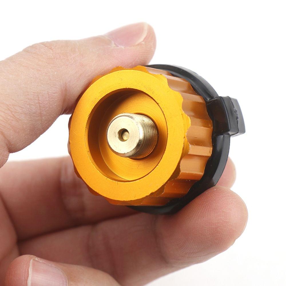 Cylinder Adapter Camp Gas Converter Canister Valve Adapter - Butane Tank Adapter