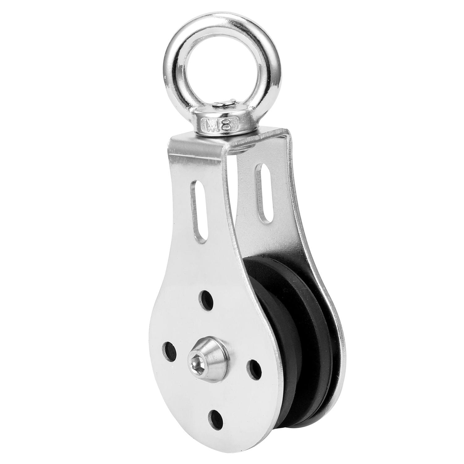 Fitness DIY Pulley Cable Machine Attachment System Loading - A