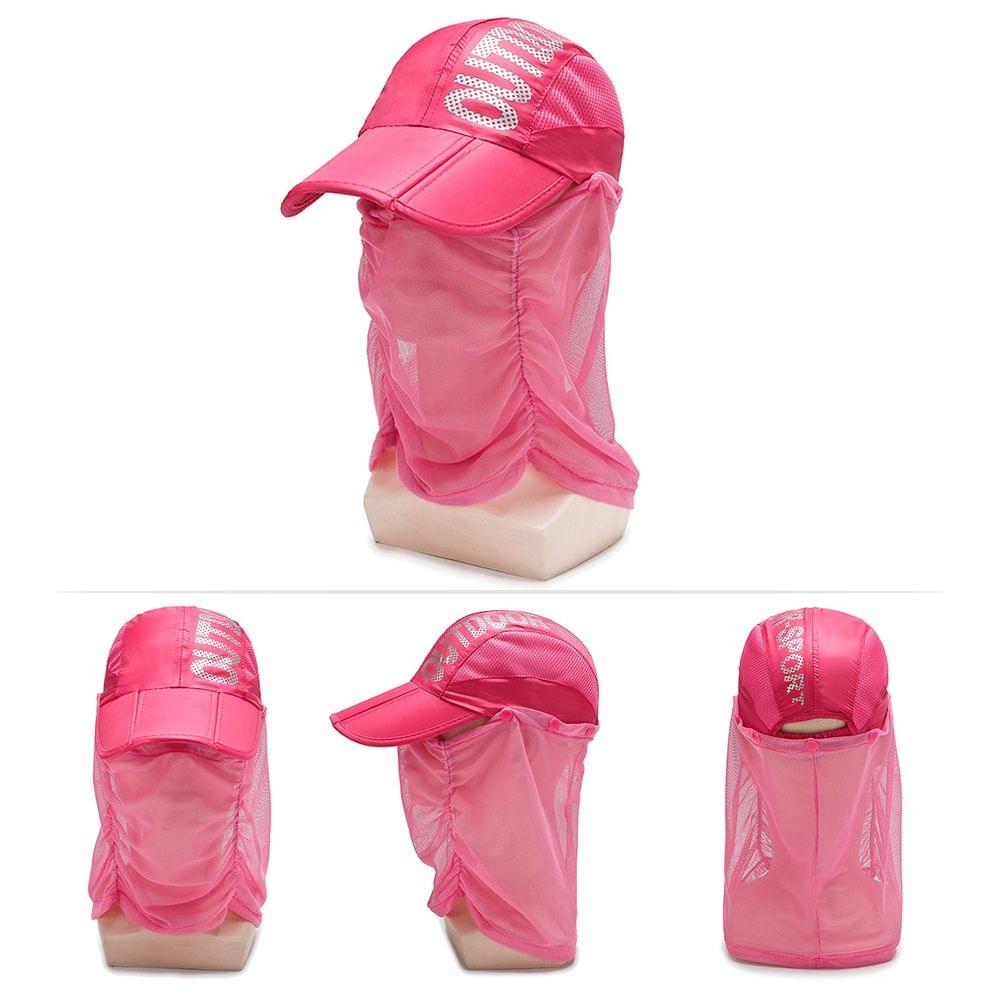 Detachable Mesh Hat Sunblock Hat Breathable Cap for Outdoor