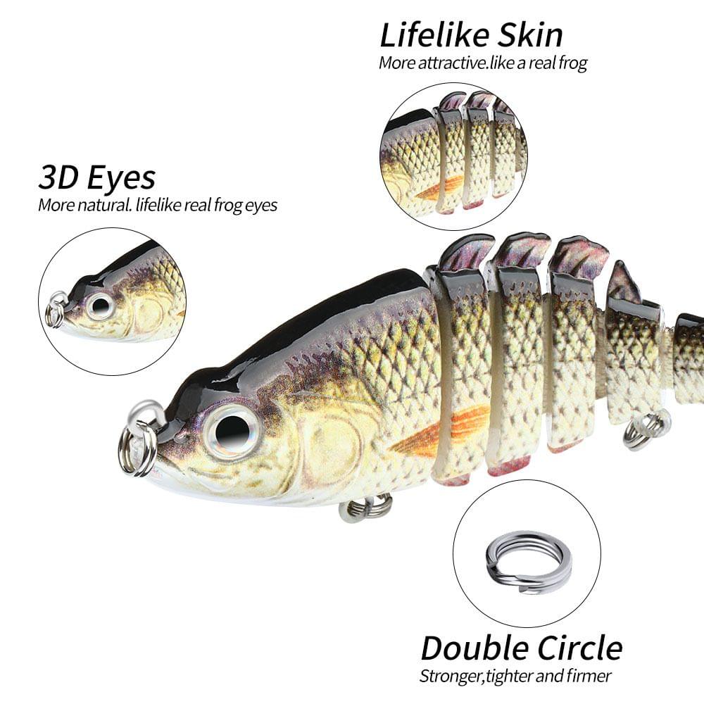 Winter Fishing Lures Gear Bionic Bait Swimming Lure Sea