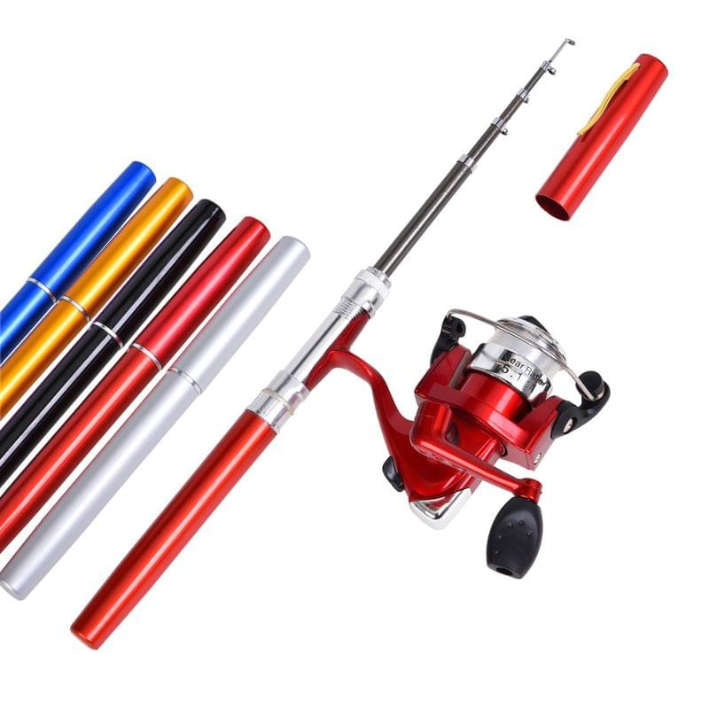 Pen Fishing Rod and Reel Combo Aluminum Alloy Mini - 1.6m