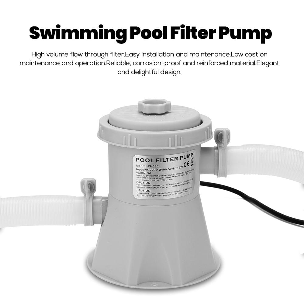 Electirc Swimming Pool Filter Pump Pool Pump Filter Kit for - EU Plug
