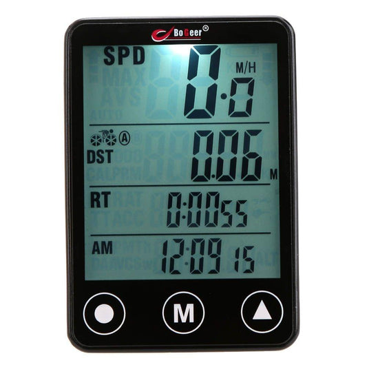 Multifunctional Wireless Touch Button LCD Bicycle Computer