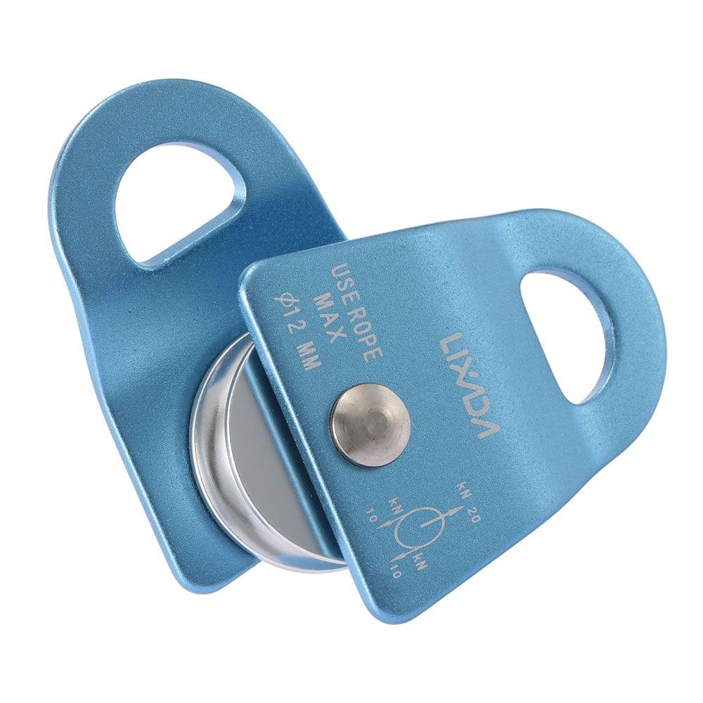 Lixada 20KN Small Mobile Single Pulley Swing Side Climbing
