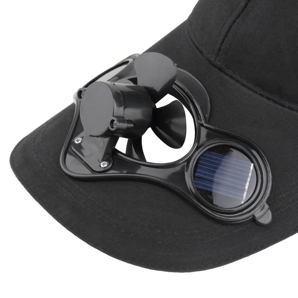 Summer Sport Outdoor Hat Cap with Solar Sun Power Cool Fan